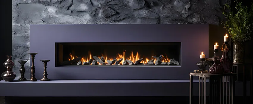 Ember Bed for Ventless Gas Fireplace in La Porte, TX