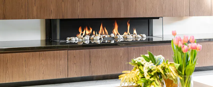Double-height Fireplace Design Refurbishment in La Porte, Texas