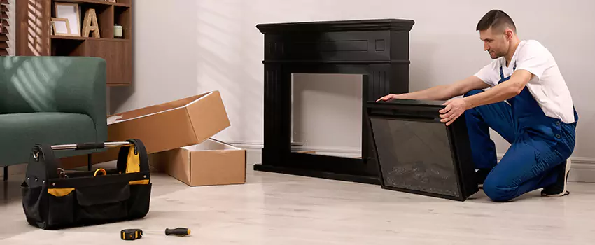 Old Rusted Metal Fireplace Repair And Replacement in La Porte, TX